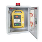 Round Corner AED Defibrillator Cabinets With Strobe Light CE Approval