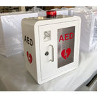 曲げられたコーナーとの耐久の鋼鉄AEDの除細動器のキャビネットの屋内使用