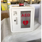 曲げられたコーナーとの耐久の鋼鉄AEDの除細動器のキャビネットの屋内使用