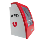 照明のための普遍的で赤い曲げられた驚かされた壁の台紙AEDのキャビネット