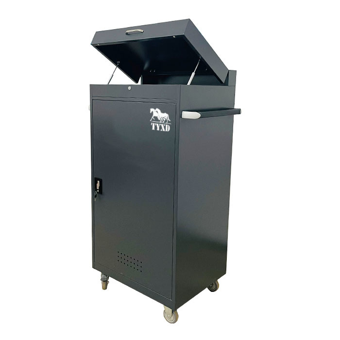 粉の上塗を施してあるサドル箱の鋲ロッカーの注文の金属製品ODM