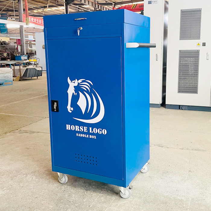 粉の上塗を施してあるサドル箱の鋲ロッカーの注文の金属製品ODM