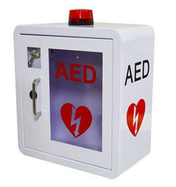 屋内のための曲げられた角AEDの除細動器壁に取り付けられた箱の高い安全